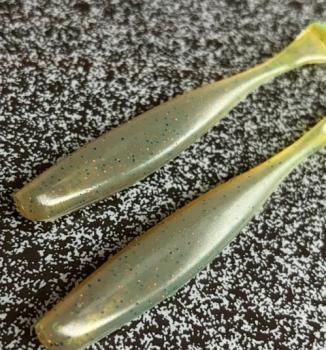 Zappelbude 10 cm Böhmischer Nebel – transparent/perlmutt + Glitter
