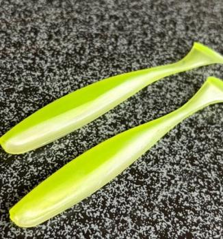 Zappelbude 10 cm Wampensepp – Chartreuse + heller Pearl-Ton
