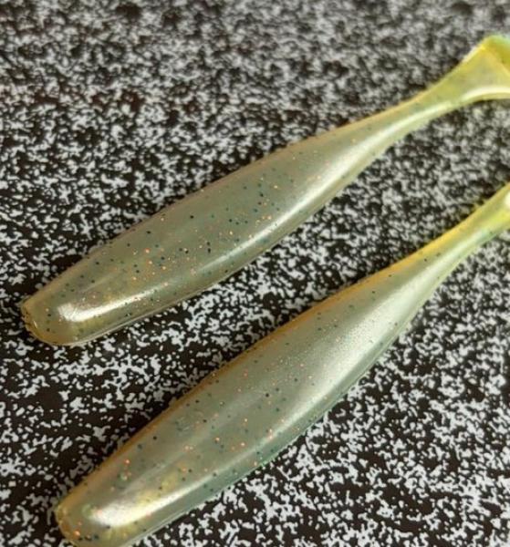 Zappelbude 10 cm Böhmischer Nebel – transparent/perlmutt + Glitter